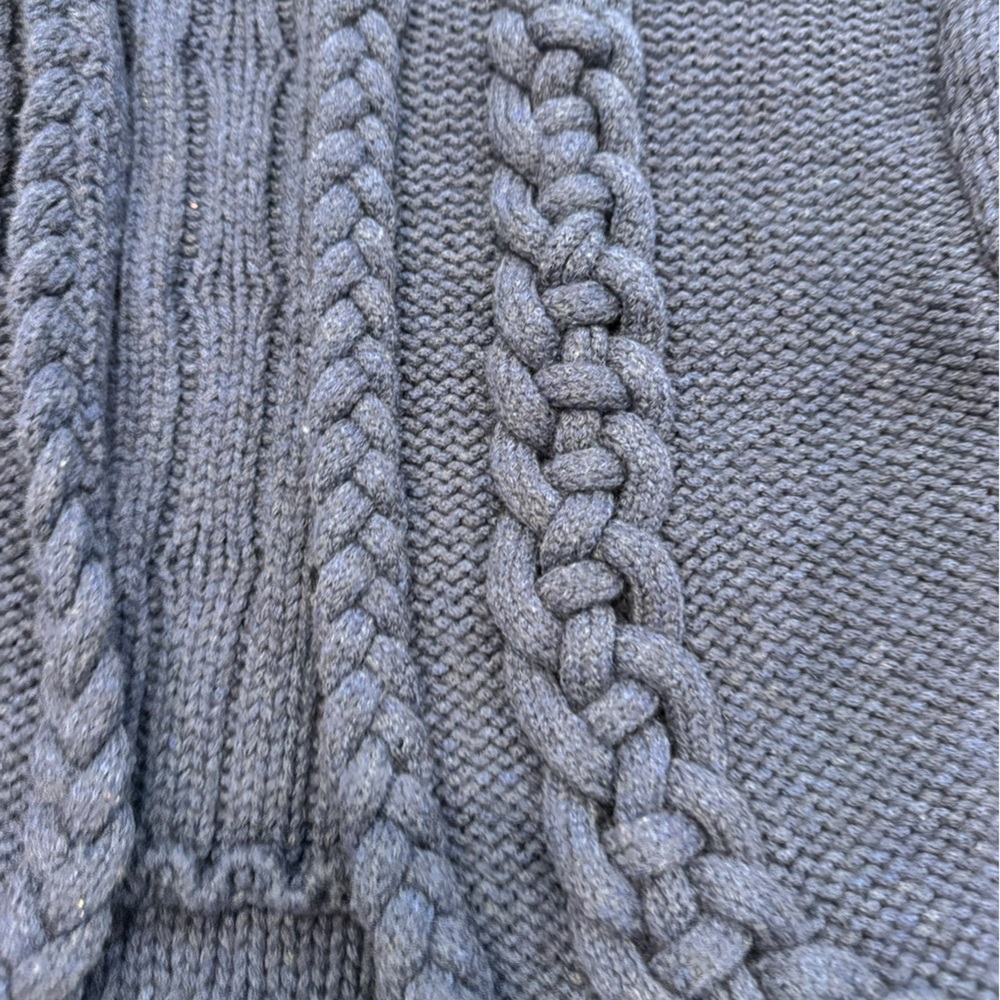 CYNTHIA STEFFE***Chunky Knit Navy Sweater Cardigan****XS $389 - Picture 2 of 4
